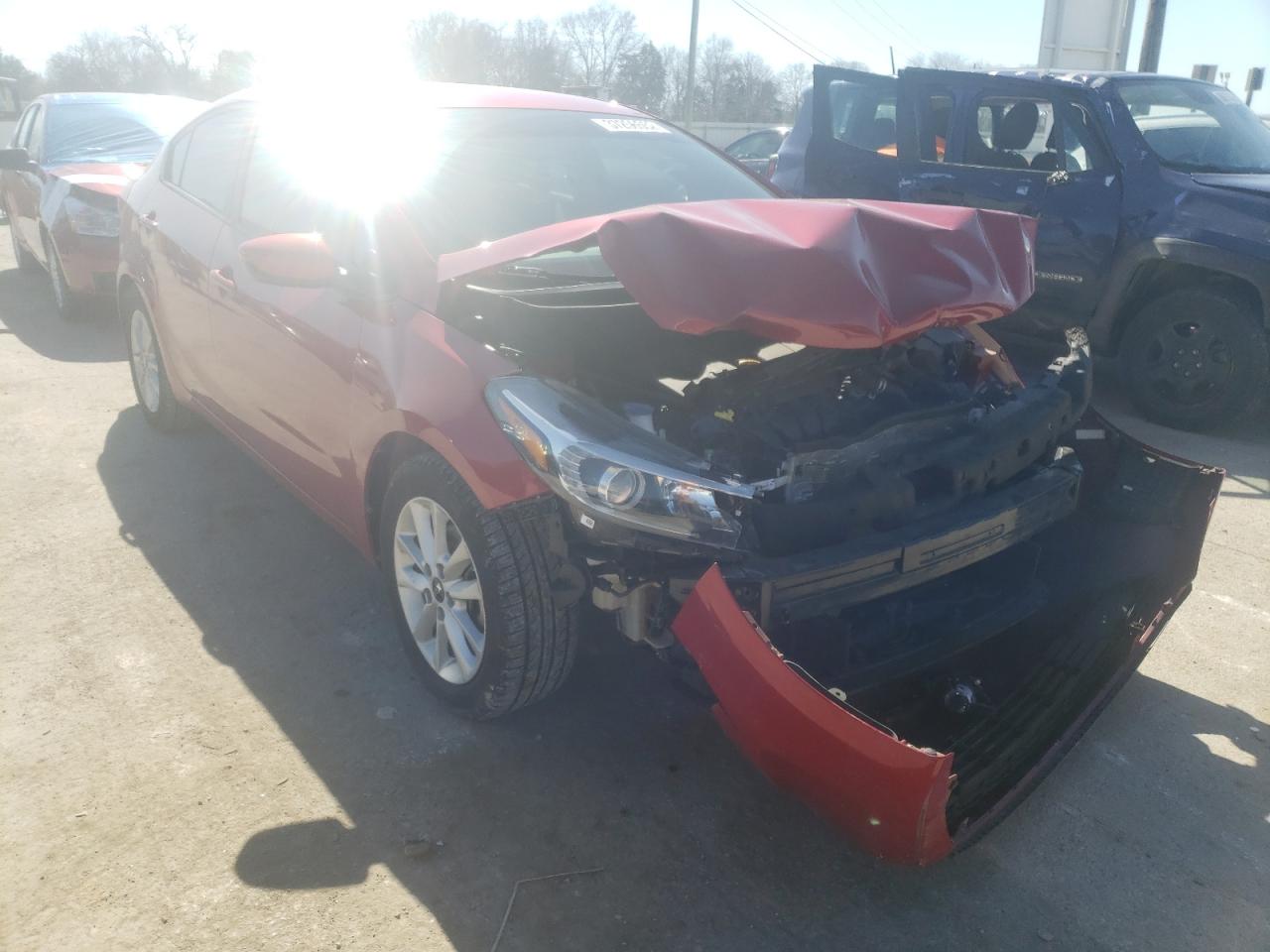 KIA FORTE LX 2017 with VIN 3KPFL4A75HE101199 - Photo from auction