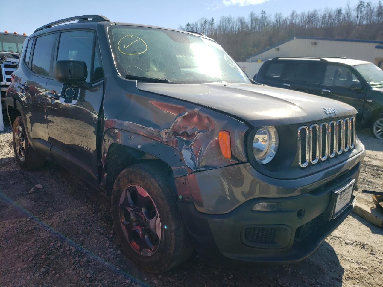 Photo 1 from auction – 2017 JEEP RENEGADE S with VIN ZACCJBAB0HPE76180