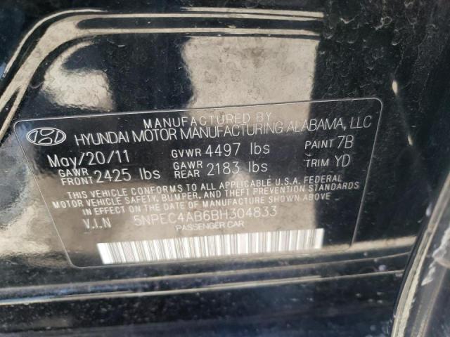 Photo 10 from auction – 2011 HYUNDAI SONATA SE with VIN 5NPEC4AB6BH304833