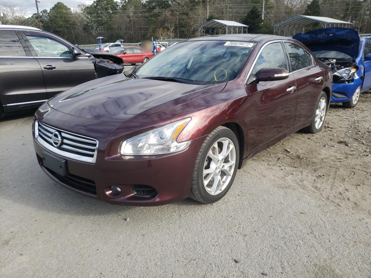 Photo 2 from auction – 2014 NISSAN MAXIMA S with VIN 1N4AA5AP4EC478413