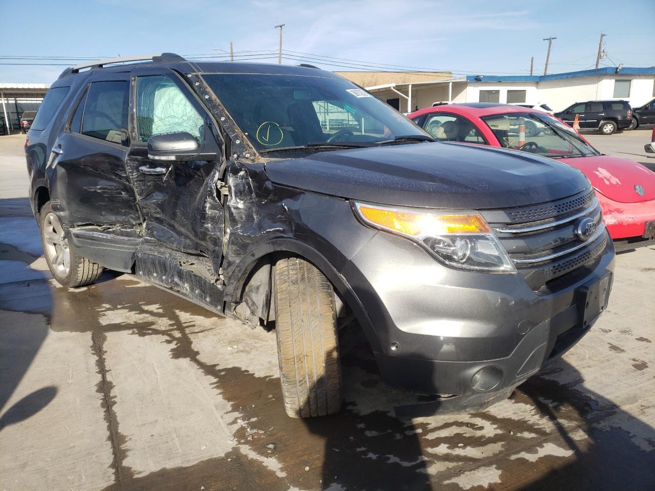 FORD EXPLORER L 2015 with VIN 1FM5K8F89FGB21374 - Photo from auction