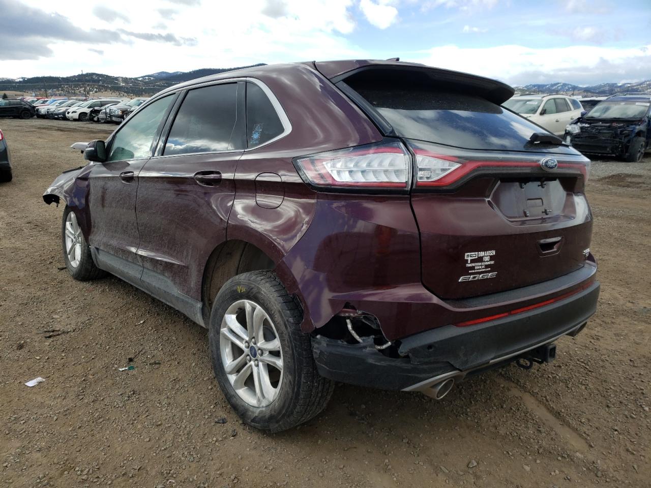 Photo 3 from auction – 2017 FORD EDGE SEL with VIN 2FMPK4J89HBC27374