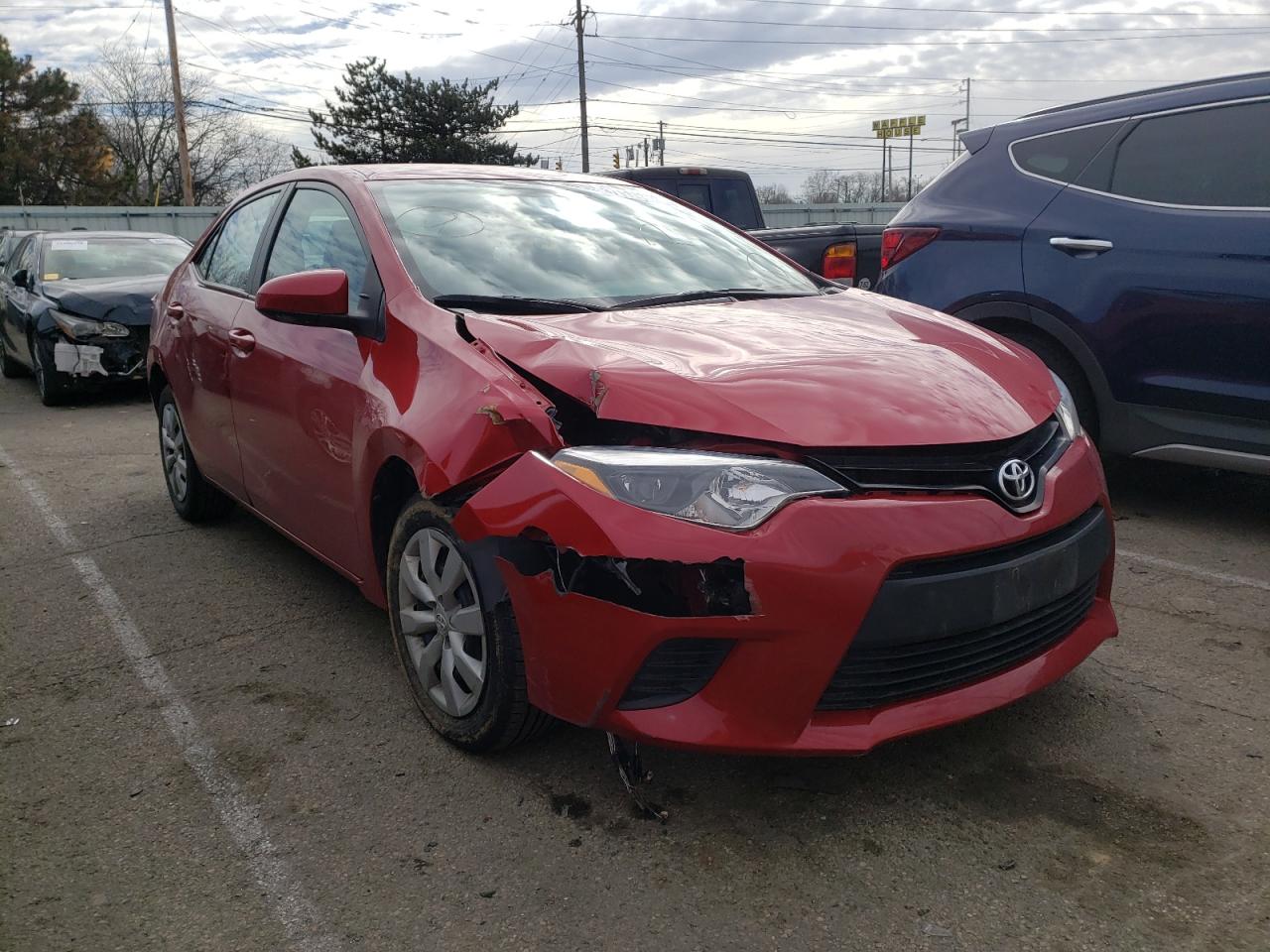 صورة رقم 1 من المزاد - 2014 TOYOTA COROLLA L مع VIN 2T1BURHE4EC090106