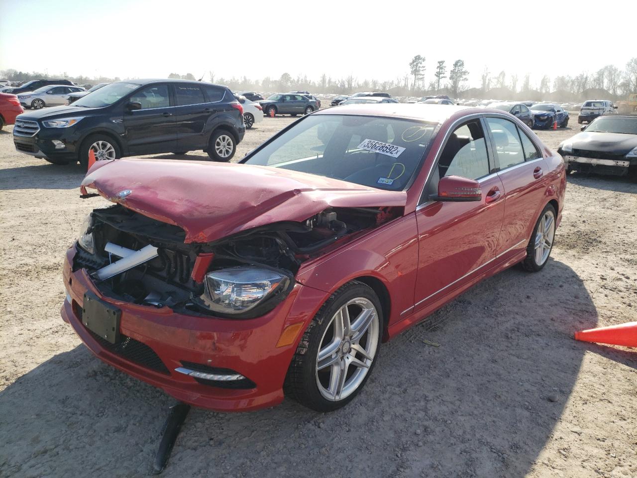 Photo 2 from auction – 2011 MERCEDES-BENZ C 300 with VIN WDDGF5EB7BR134545