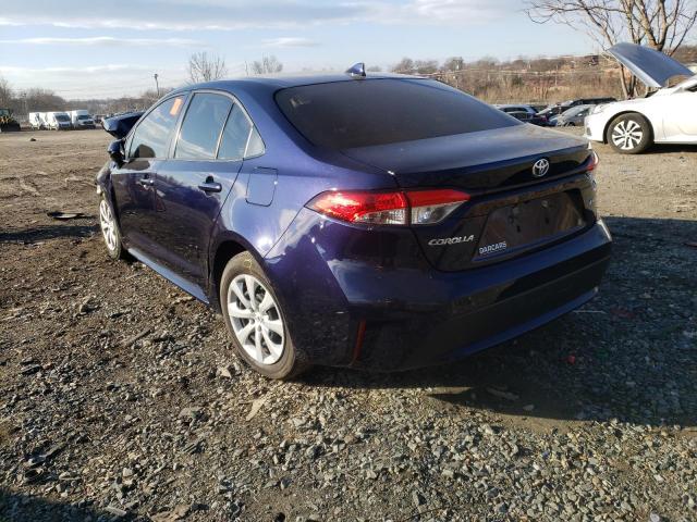 Photo 3 from auction – 2021 TOYOTA COROLLA LE with VIN JTDEPMAE5MJ142346