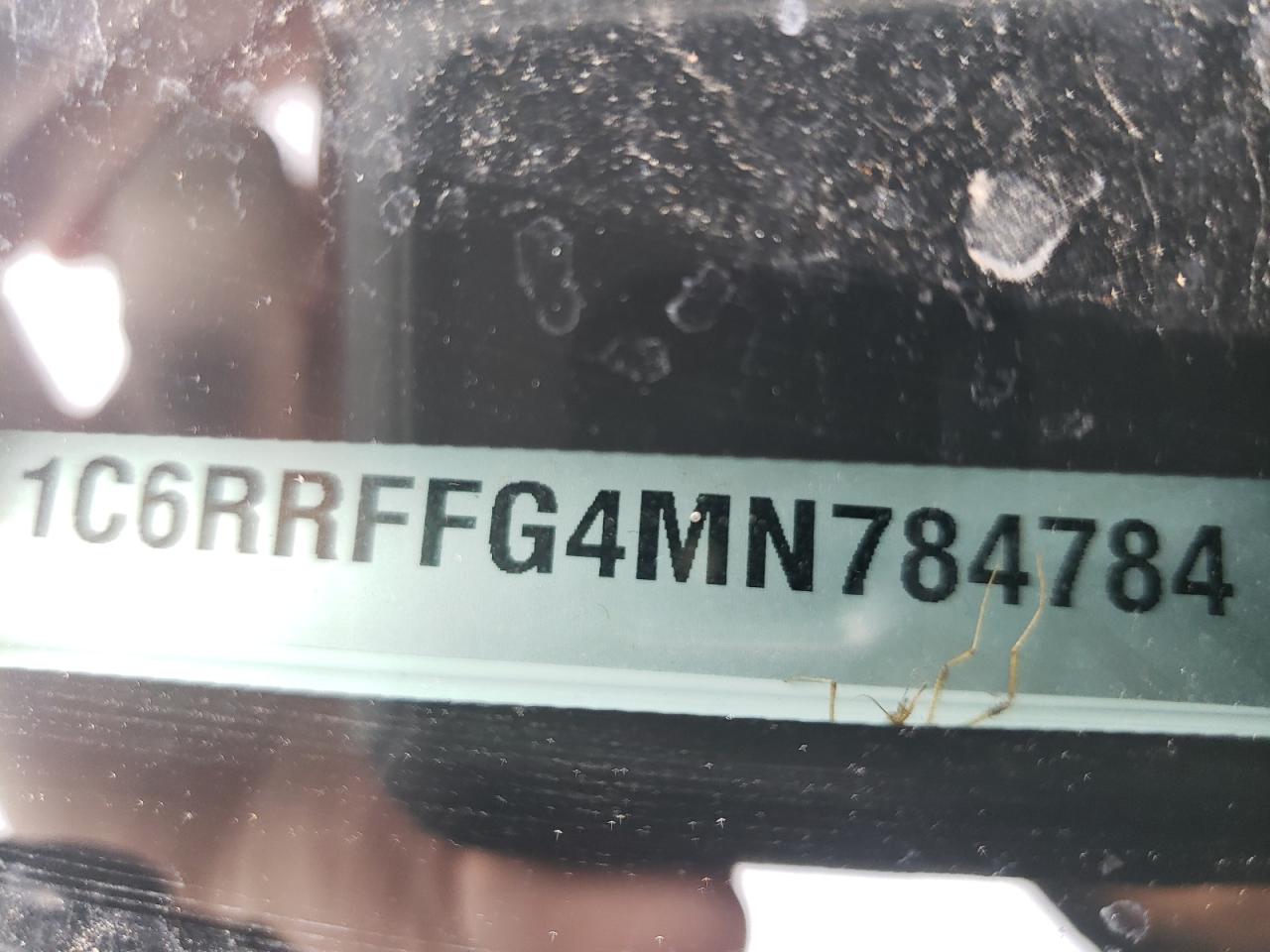 Photo 10 from auction – 2021 RAM 1500 BIG H with VIN 1C6RRFFG4MN784784