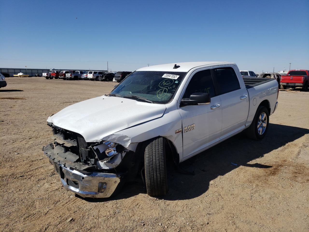 Photo 2 from auction – 2017 RAM 1500 SLT with VIN 3C6RR6LT7HG604892