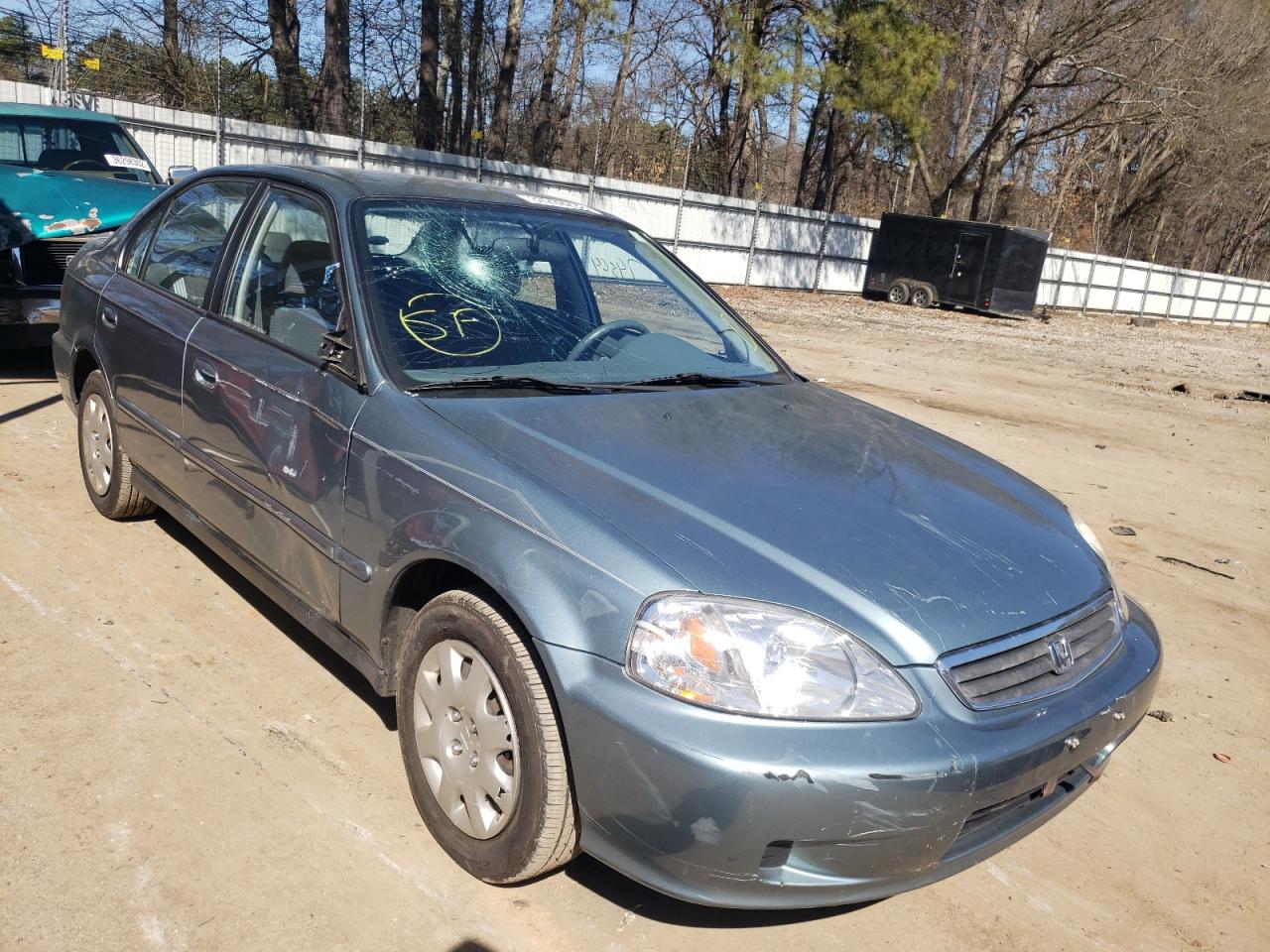 HONDA CIVIC BASE 2000 with VIN 2HGEJ6618YH517528 - Photo from auction