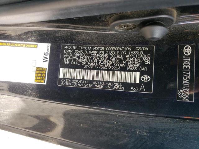 Photo 10 from auction – 2006 TOYOTA SCION TC with VIN JTKDE177560132264
