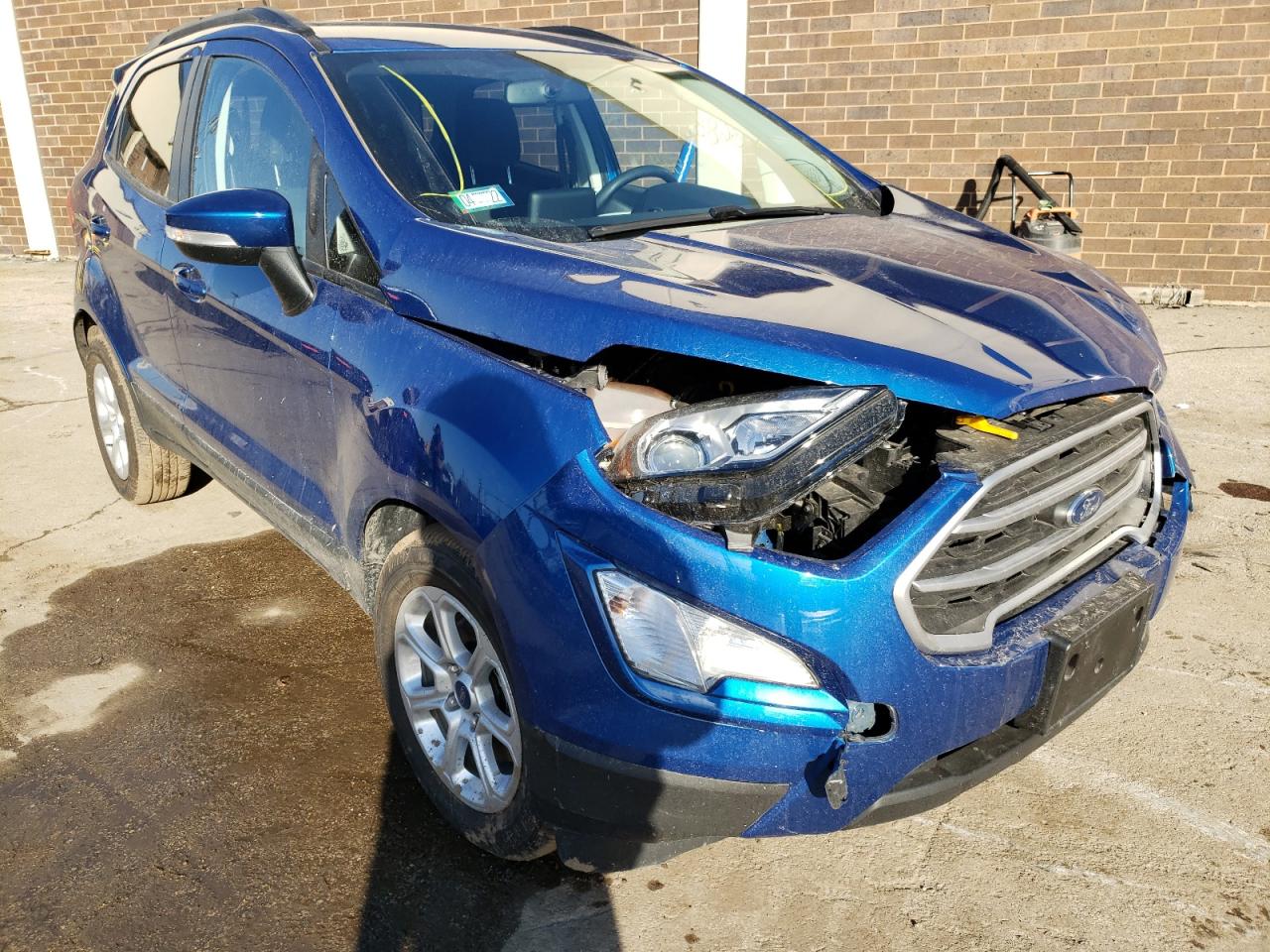 FORD ECOSPORT S 2021 with VIN MAJ3S2GE9MC425909 - Photo from auction