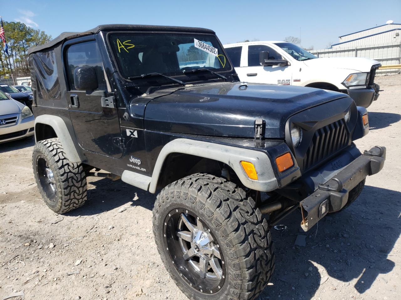 JEEP WRANGLER X 2004 with VIN 1J4FA39S34P791273 - Photo from auction