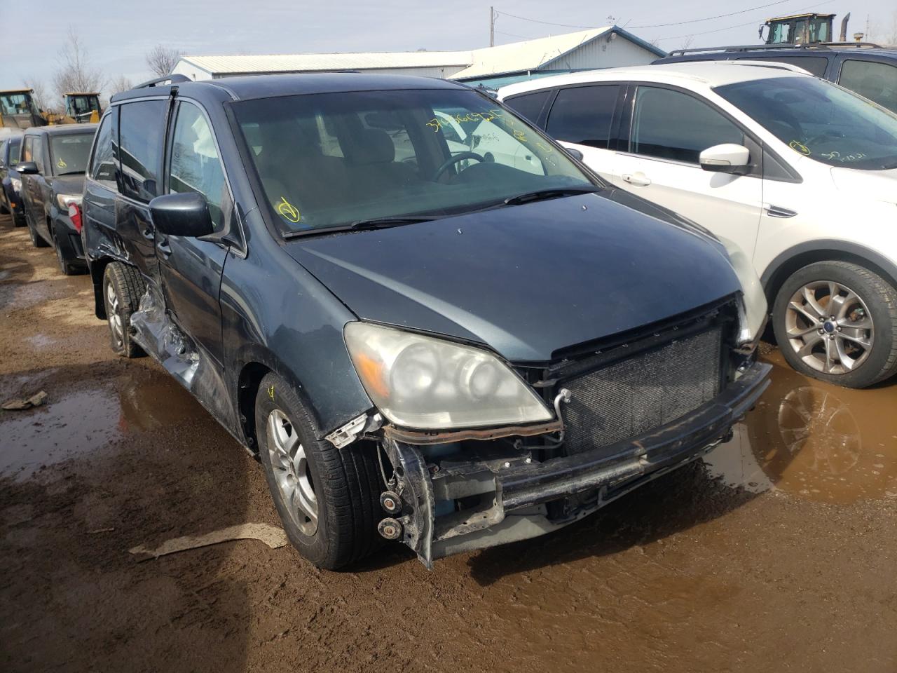 HONDA ODYSSEY EX 2005 with VIN 5FNRL38425B023487 - Photo from auction