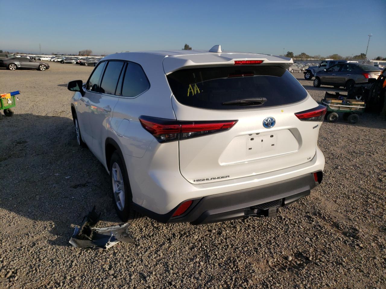 Photo 3 from auction – 2020 TOYOTA HIGHLANDER with VIN 5TDZARAHXLS501914