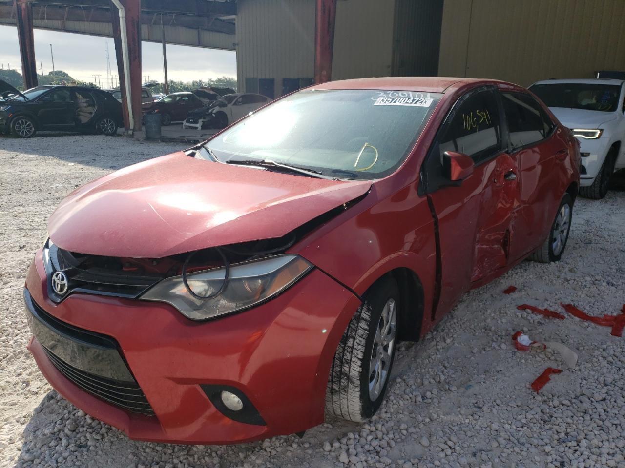 Photo 2 from auction – 2015 TOYOTA COROLLA L with VIN 2T1BURHE7FC380101