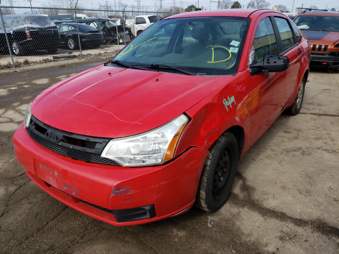Photo 2 from auction – 2008 FORD FOCUS S/SE with VIN 1FAHP34N38W144095