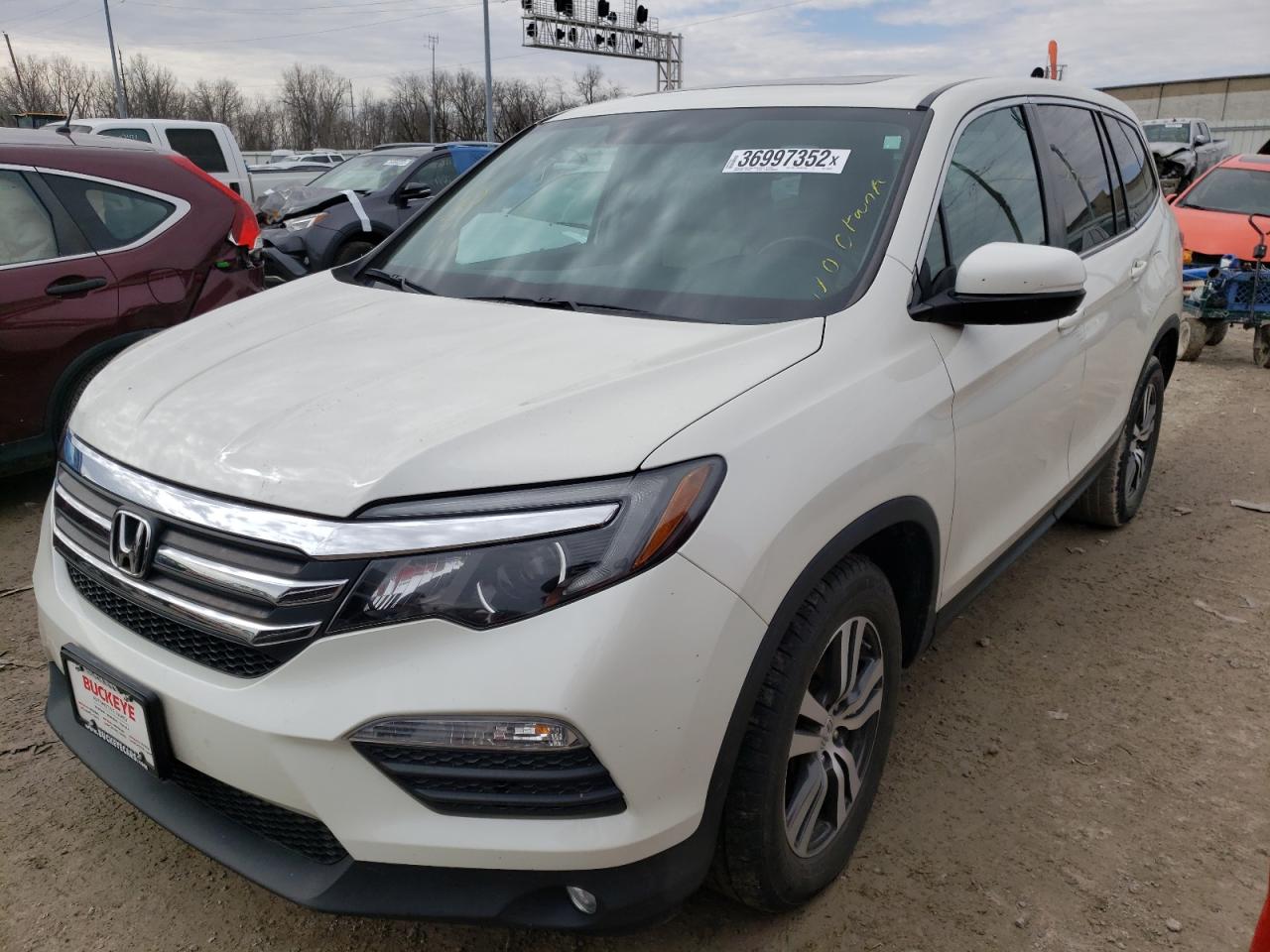 Foto 2 de la subasta – 2016 HONDA PILOT EXL con VIN 5FNYF6H80GB045899