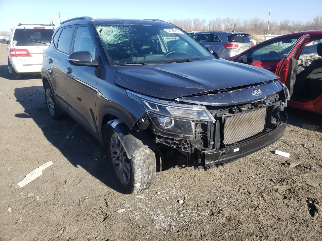 Photo 1 from auction – 2021 KIA SELTOS S with VIN KNDEUCAA6M7092859