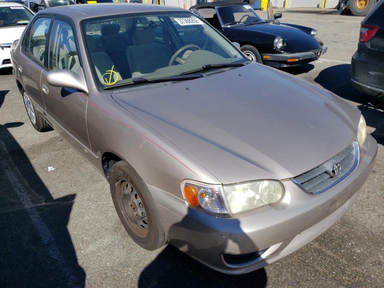 TOYOTA COROLLA CE 2001 with VIN 2T1BR12E51C398925 - Photo from auction