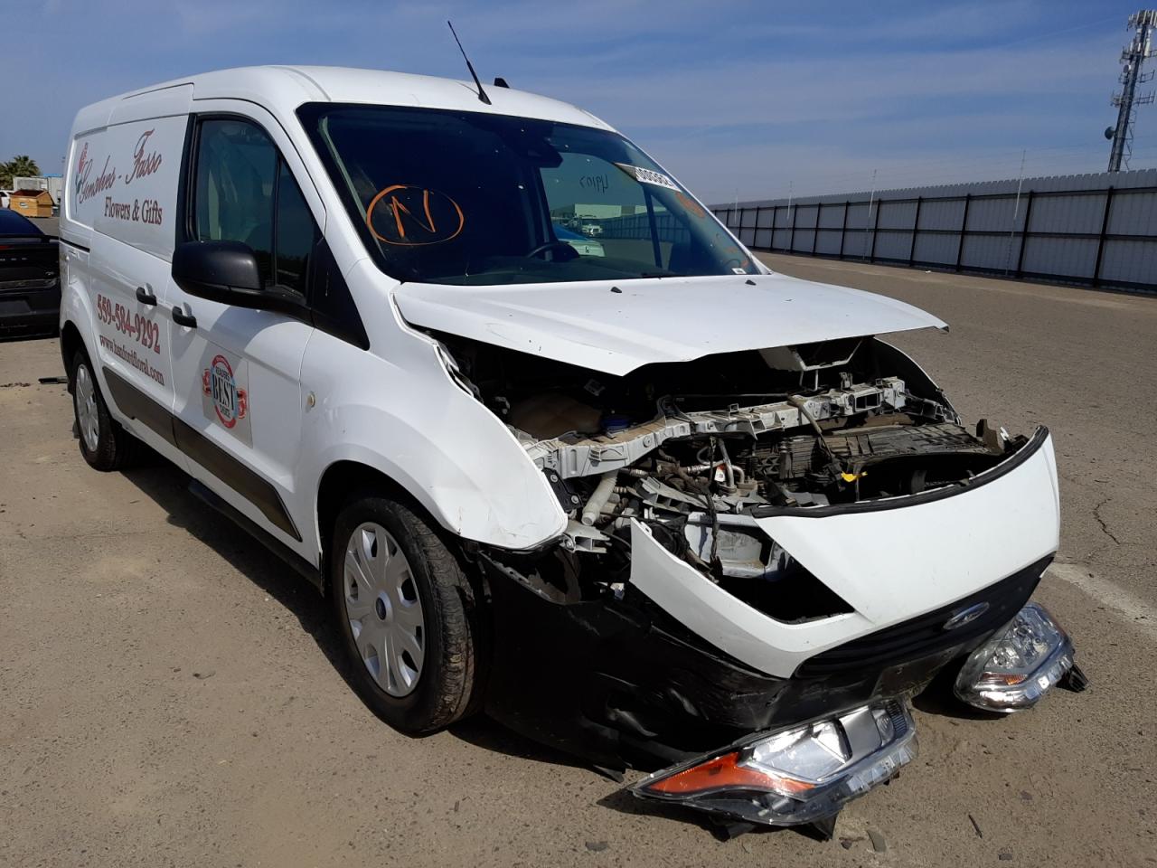 FORD TRANSIT CO 2019 with VIN NM0LS7E27K1418561 - Photo from auction
