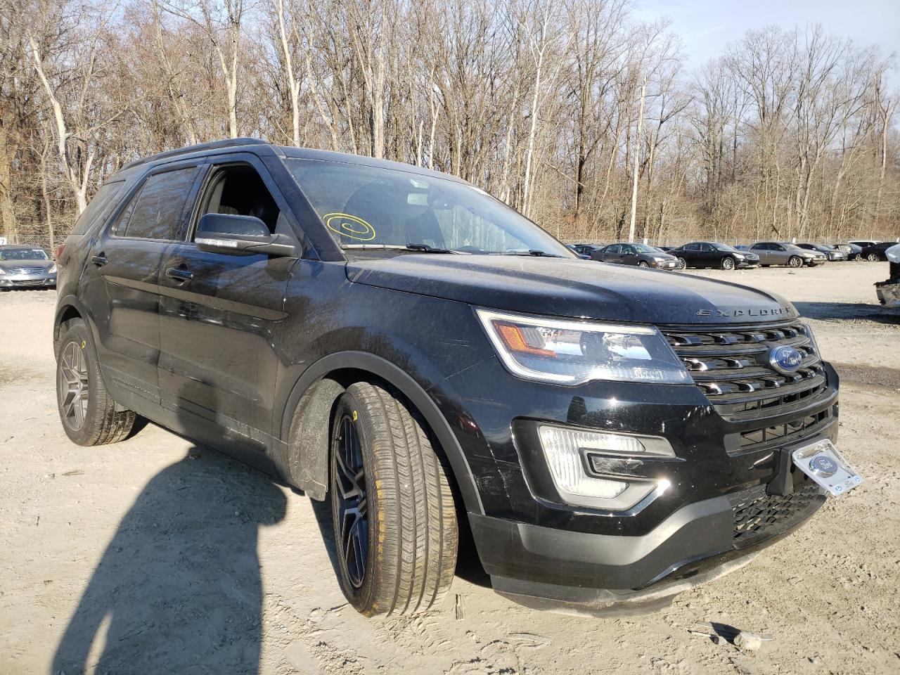 FORD EXPLORER S 2017 with VIN 1FM5K8GT6HGC74543 - Photo from auction