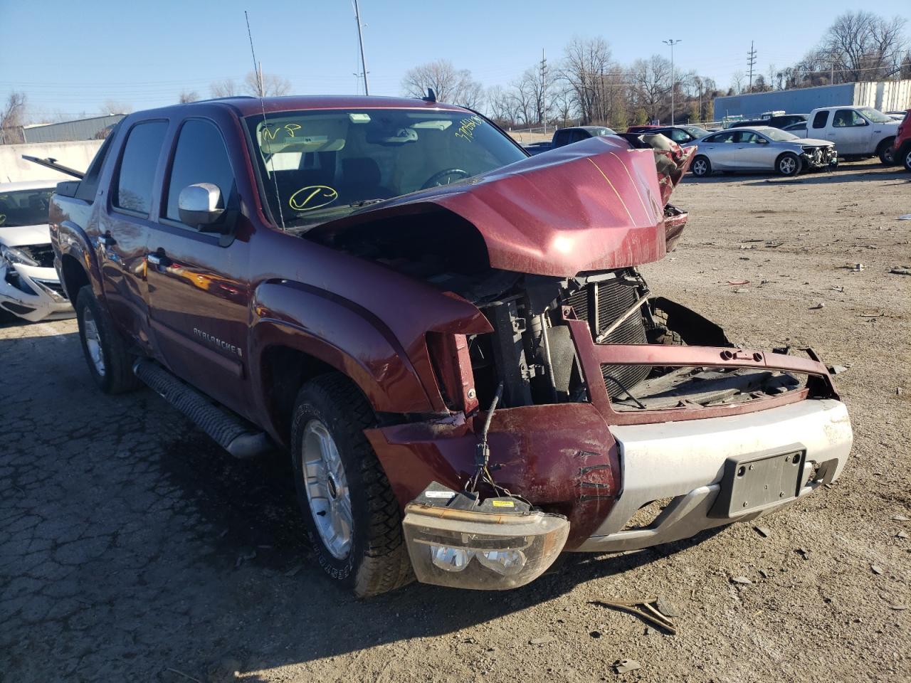 CHEVROLET AVALANCHE 2008 with VIN 3GNFK12398G271185 - Photo from auction