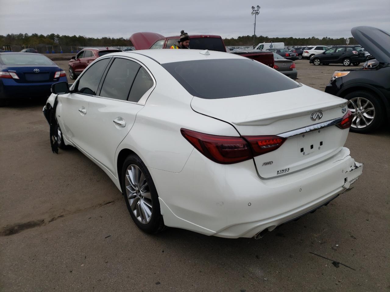 Photo 3 from auction – 2018 INFINITI Q50 LUXE with VIN JN1EV7AR4JM439647