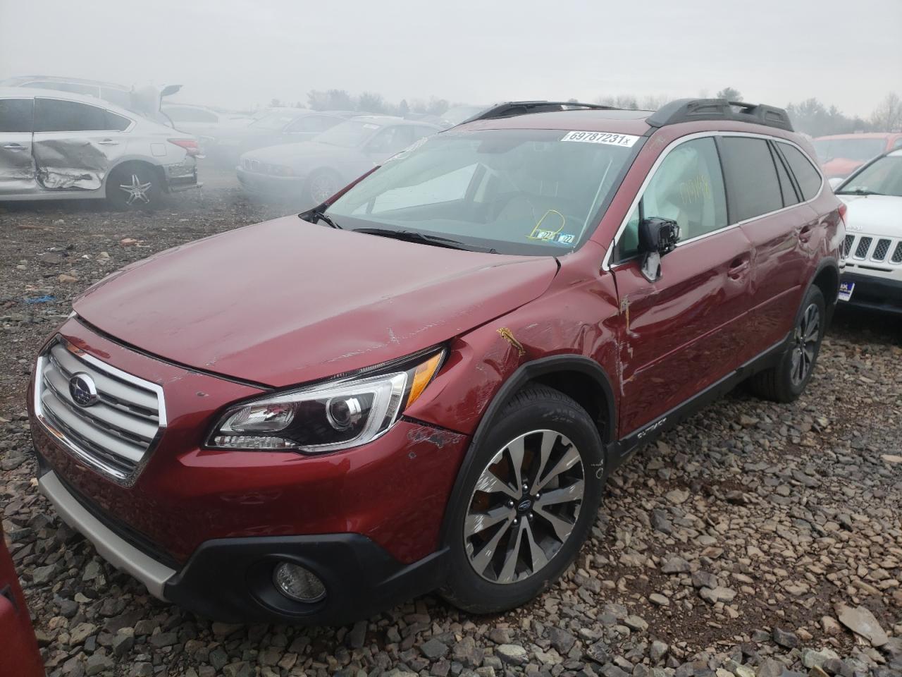 Photo 2 from auction – 2016 SUBARU OUTBACK 2. with VIN 4S4BSANC1G3222126