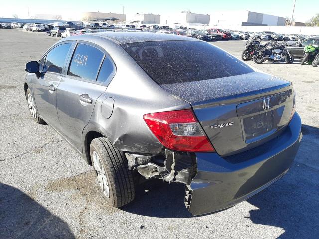 Photo 3 from auction – 2012 HONDA CIVIC LX with VIN 2HGFB2F57CH325197