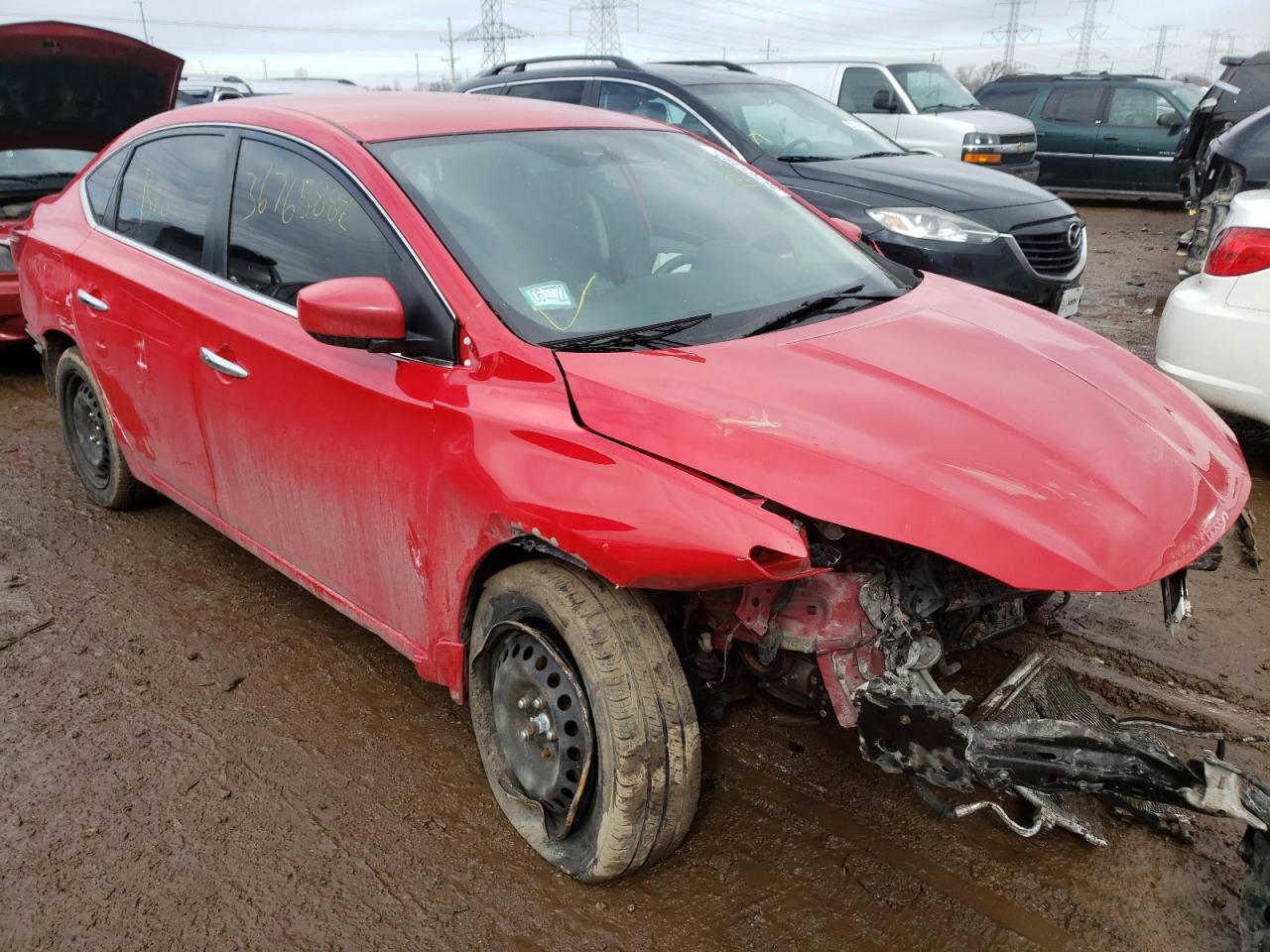 NISSAN SENTRA 2017 with VIN 3N1AB7AP5HY231340 - Photo from auction