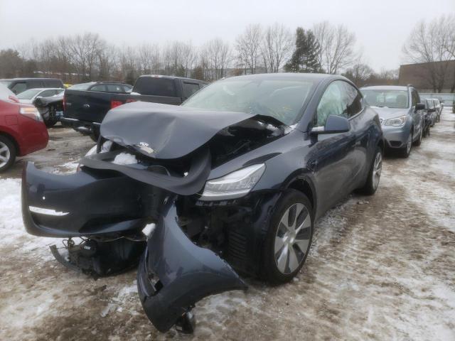 Photo 2 from auction – 2021 TESLA MODEL Y with VIN 5YJYGDEE0MF297501