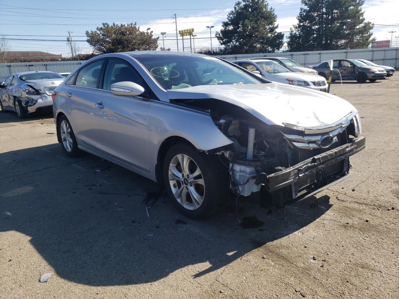 HYUNDAI SONATA SE 2012 with VIN 5NPEC4AC0CH377741 - Photo from auction
