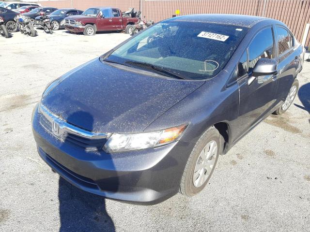 Photo 2 from auction – 2012 HONDA CIVIC LX with VIN 2HGFB2F57CH325197