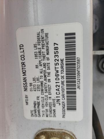 Photo 10 from auction – 1998 NISSAN MAXIMA with VIN JN1CA21D6WT523587