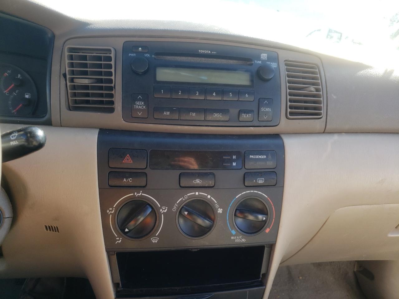 Photo 9 from auction – 2008 TOYOTA COROLLA CE with VIN 1NXBR32E18Z964129