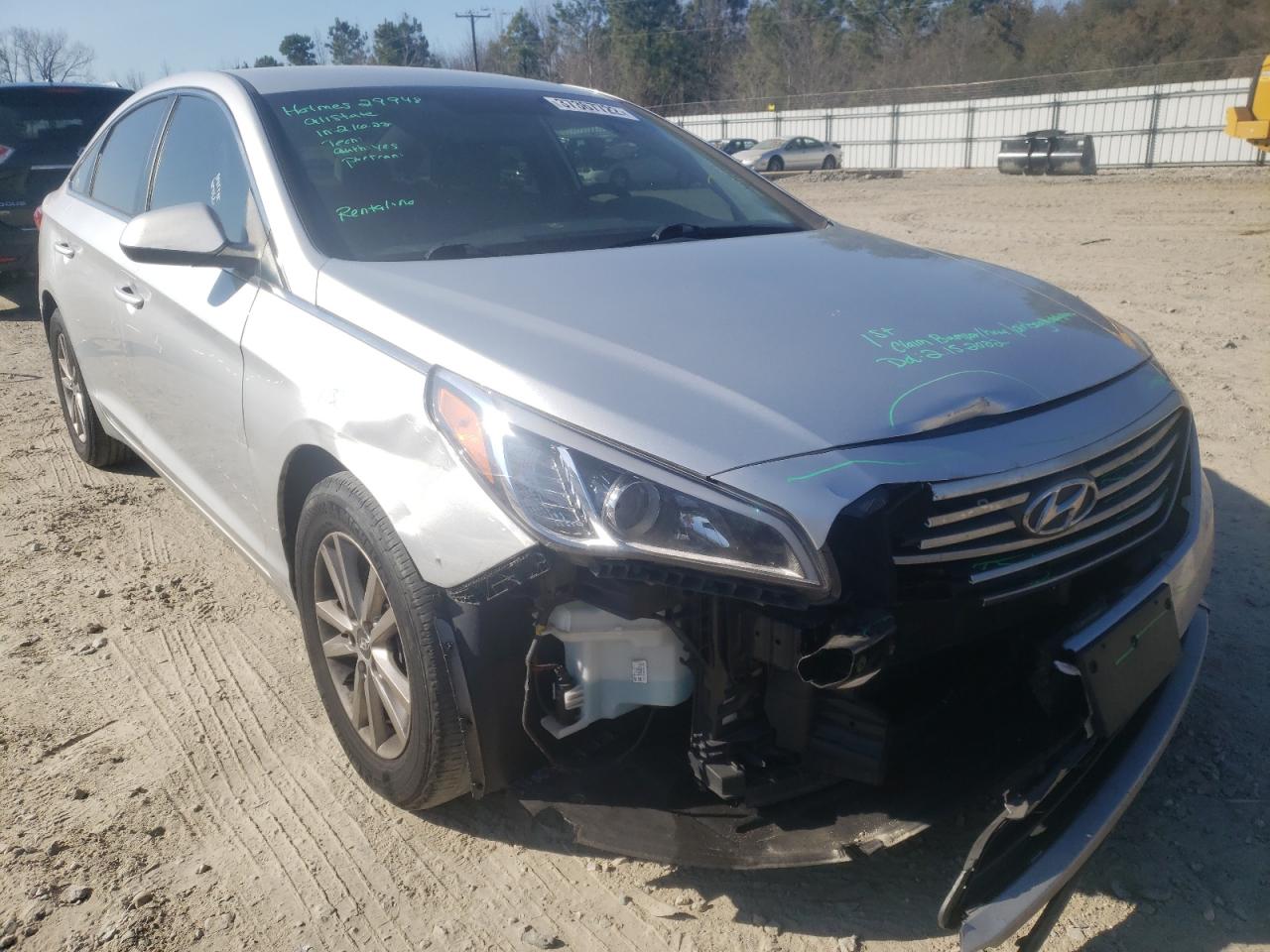 Photo 1 from auction – 2016 HYUNDAI SONATA SE with VIN 5NPE24AF8GH361533