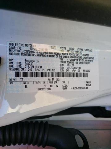 Photo 10 from auction – 2014 FORD FOCUS SE with VIN 1FADP3F23EL159789