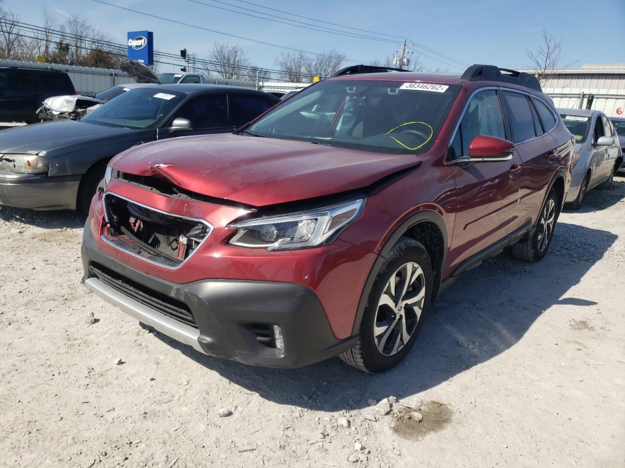 Photo 2 from auction – 2021 SUBARU OUTBACK LI with VIN 4S4BTANCXM3189474