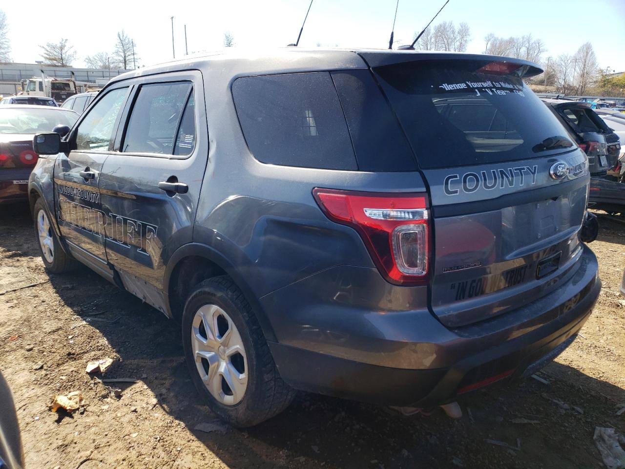 Photo 3 from auction – 2014 FORD EXPLORER P with VIN 1FM5K8AR6EGC38487
