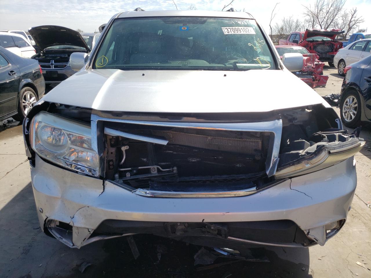 Photo 9 from auction – 2014 HONDA PILOT TOUR with VIN 5FNYF4H91EB011951