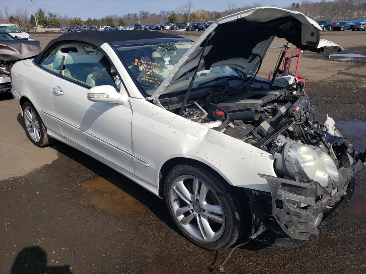 MERCEDES-BENZ CLK 350 2007 with VIN WDBTK56F77F224971 - Photo from auction