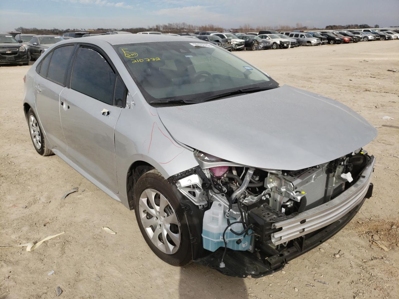 Photo 1 from auction – 2022 TOYOTA COROLLA LE with VIN JTDEPMAEXNJ210772