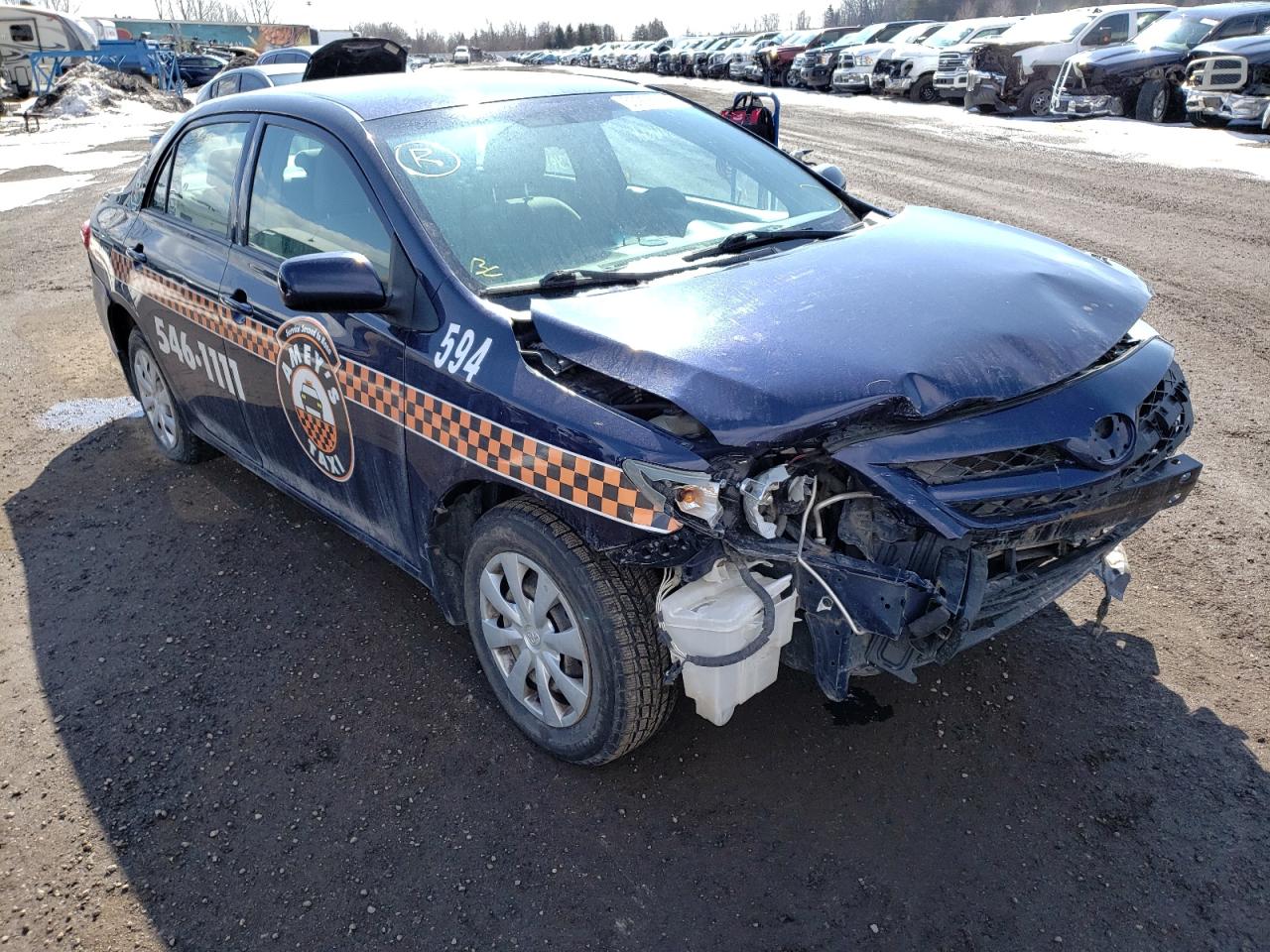 TOYOTA COROLLA BA 2013 with VIN 2T1BU4EE6DC027739 - Photo from auction