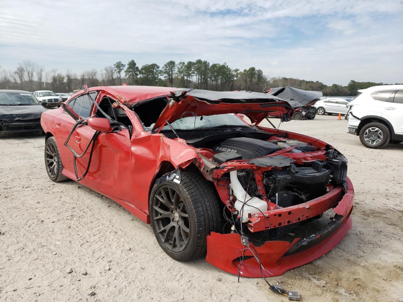 DODGE CHARGER R/ 2019 with VIN 2C3CDXCT2KH575445 - Photo from auction