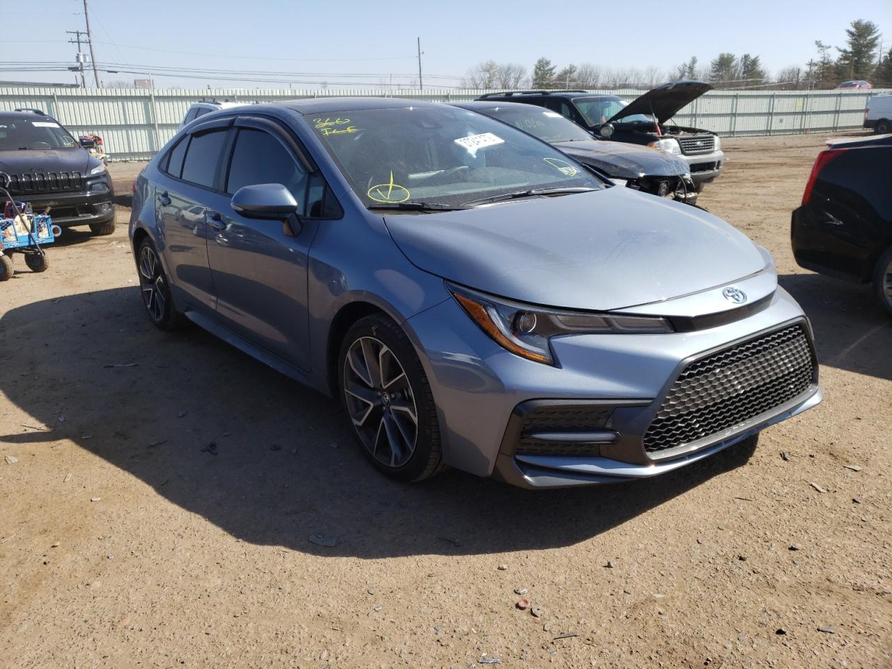 TOYOTA COROLLA SE 2022 with VIN 5YFP4MCE7NP105083 - Photo from auction