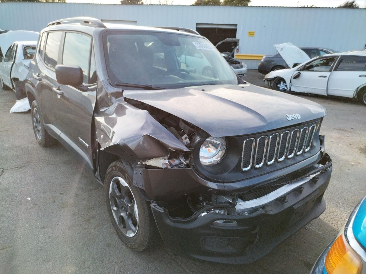 JEEP RENEGADE S 2017 with VIN ZACCJAAB4HPG05063 - Photo from auction