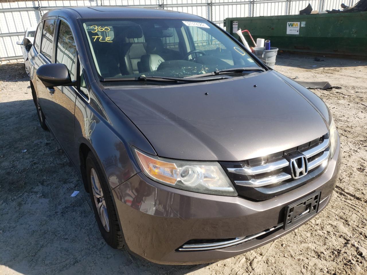 Photo 1 from auction – 2014 HONDA ODYSSEY EX with VIN 5FNRL5H68EB002639