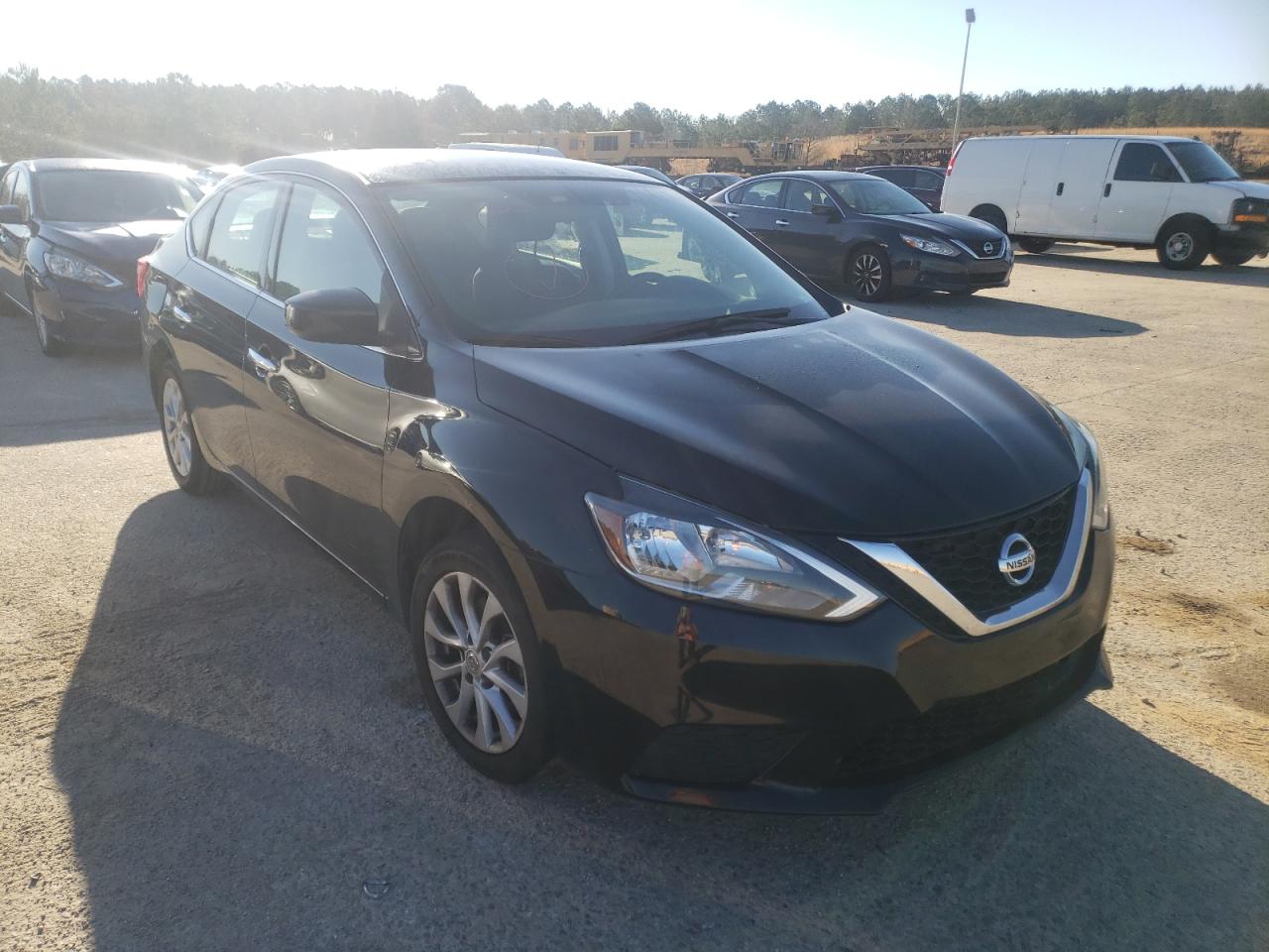 NISSAN SENTRA S 2019 with VIN 3N1AB7AP1KL625809 - Photo from auction