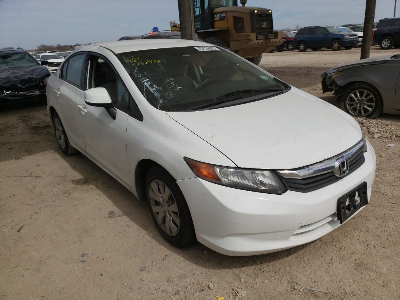 HONDA CIVIC LX 2012 with VIN 19XFB2F59CE032993 - Photo from auction