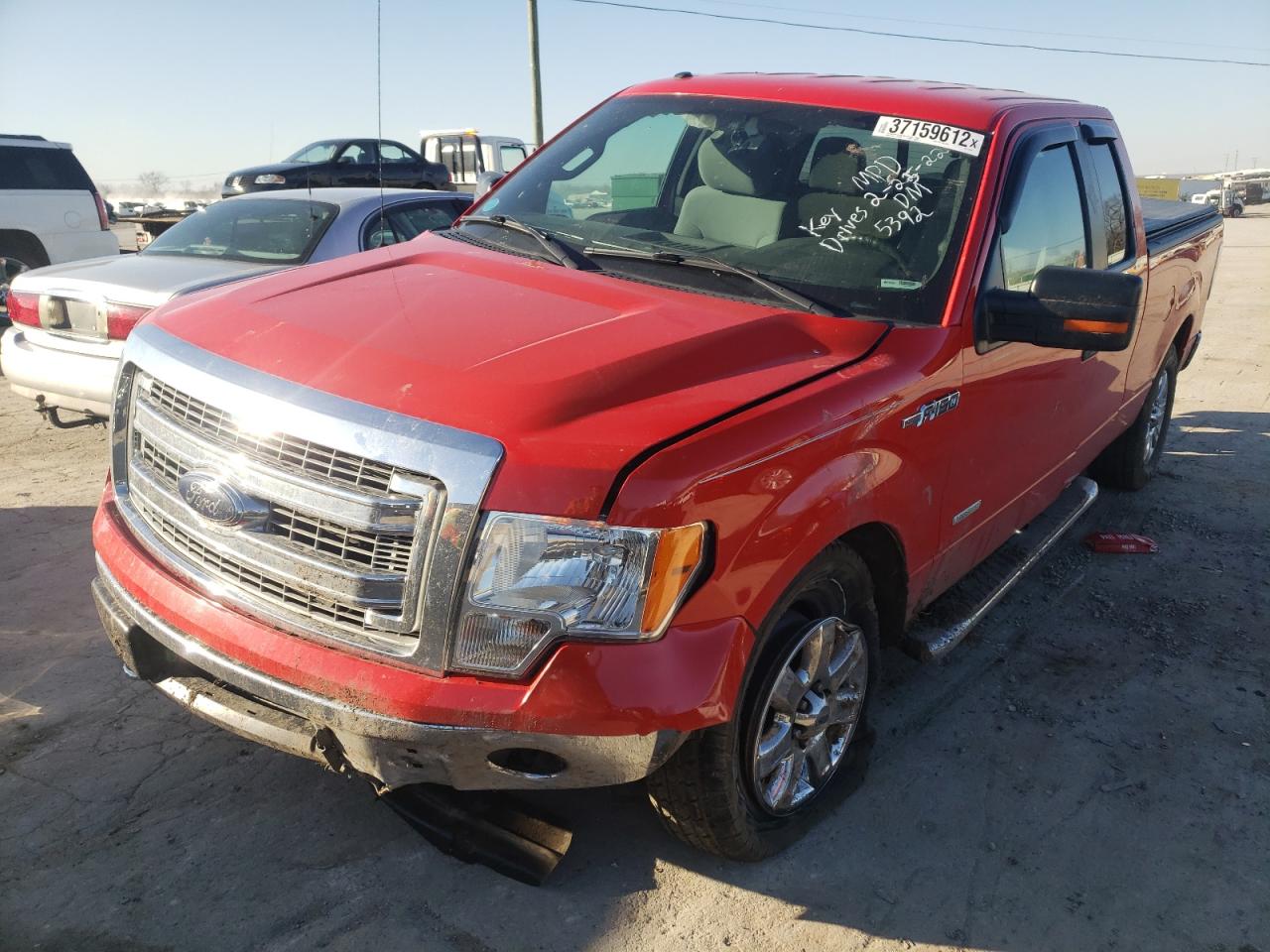 Photo 2 from auction – 2013 FORD F150 SUPER with VIN 1FTFX1ET9DFD25392