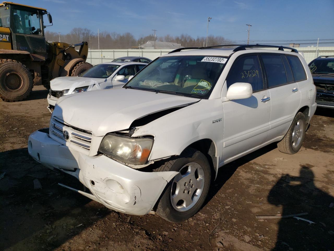 Photo 2 from auction – 2006 TOYOTA HIGHLANDER with VIN JTEHP21A560177374